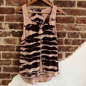 Gypsy Global Village Boho Silk Sleeveless Blouse